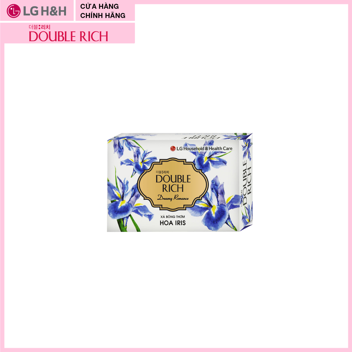 Combo 2 Double rich Iris (Dreamy Romance) Soap 90G NEW