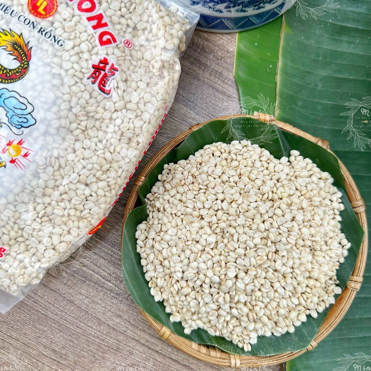Hạt Ý Dĩ (Hạt Bo Bo/ Hạt Cườm) - Túi 1kg