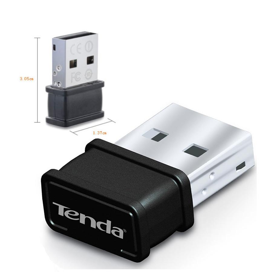 USB thu sóng Wifi tốc độ 150Mbps Tenda W311Mi (Đen)