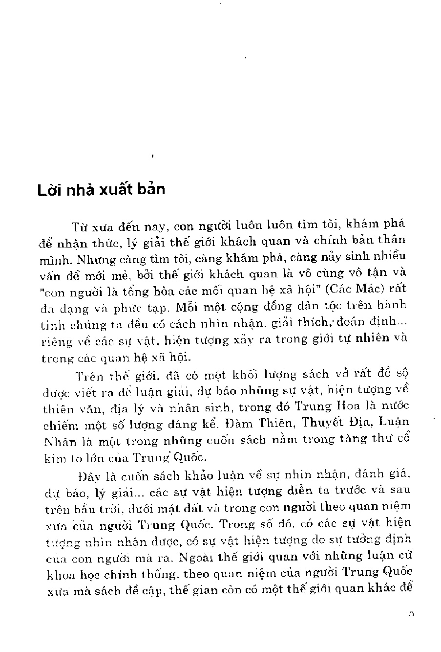 Sách Đàm Thiên Thuyết Địa Luận Nhân