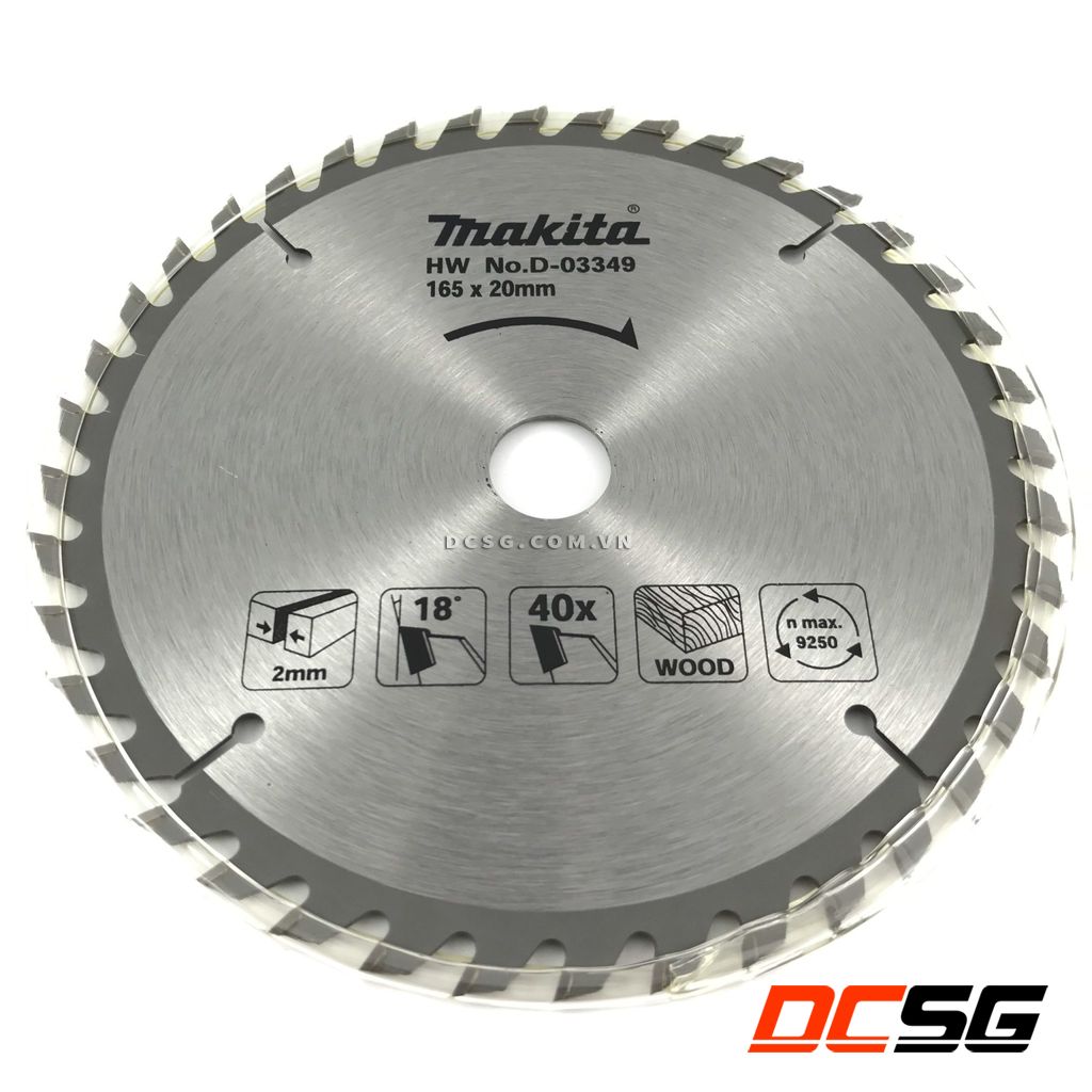 Đĩa cắt gỗ Makita 165 x20mm D-03349 | DCSG