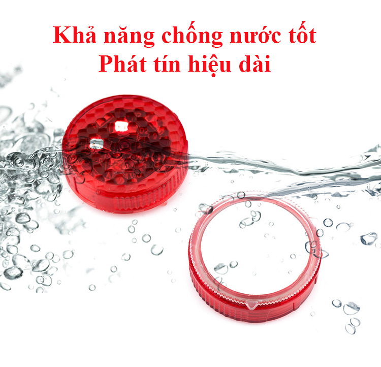 Bộ 4 đèn led cảnh báo mở cửa ô tô (kèm băng dính 3 M)