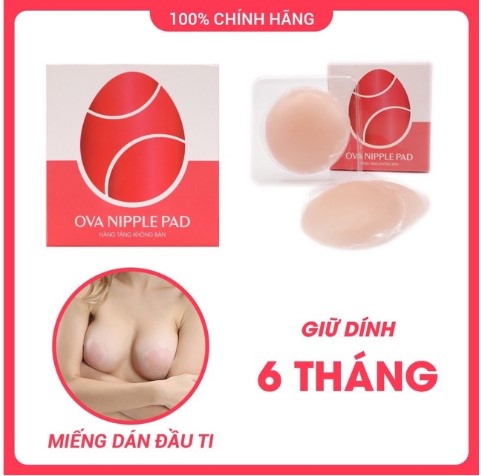 [HCM]Miếng dán ngực làm nâng ngực silicon Free Size màu da dành cho nữ mặc lót áo trong