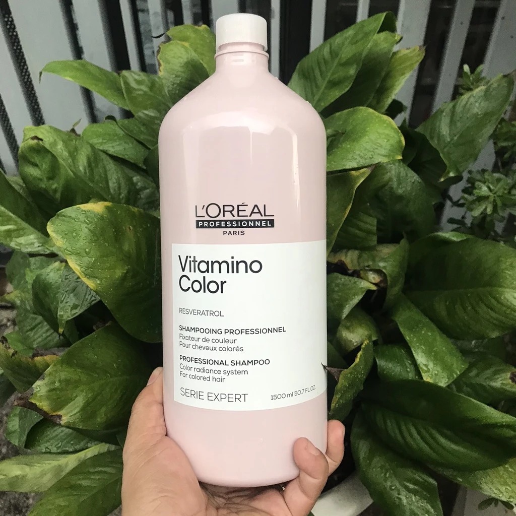 Dầu gội L'oreal Vitamino dưỡng màu tóc nhuộm 1500ml