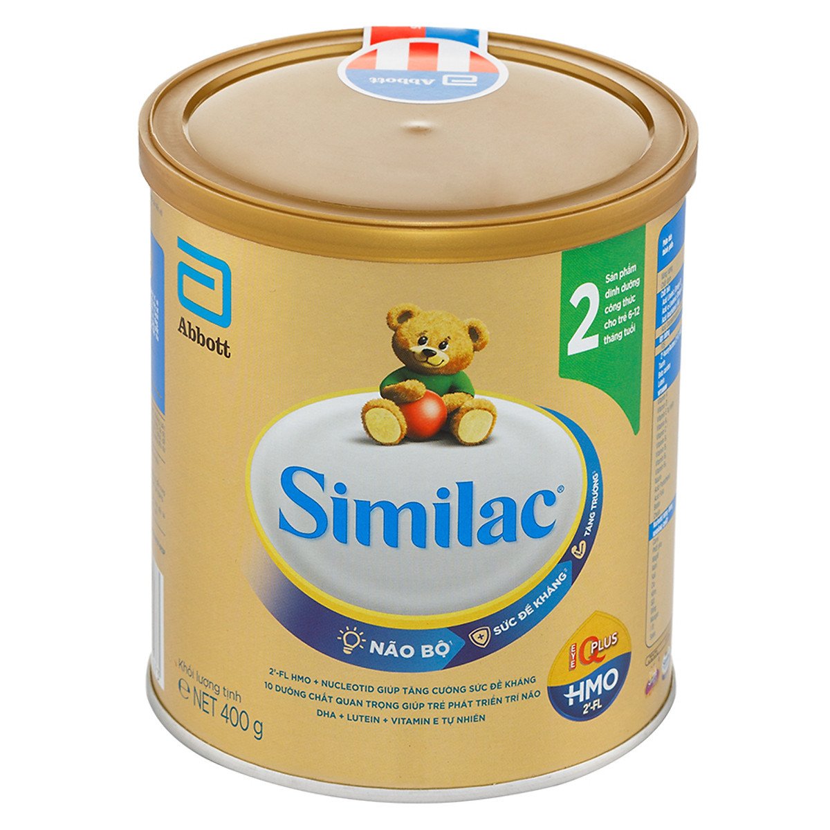 [Hoàn tiền 12%] Sữa bột Abbott Similac số 2 400g mẫu cũ