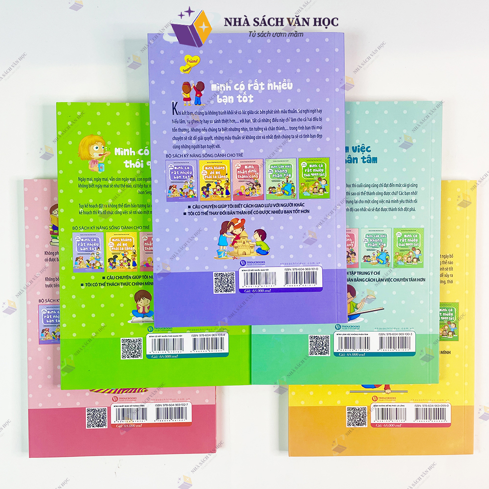 Sách - Bộ Sách Kỹ Năng Sống Dành Cho Trẻ (Bộ 5 Cuốn )