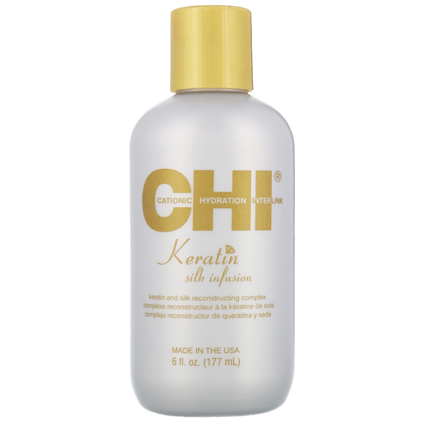 Tinh chất dưỡng bóng Chi Keratin Silk Infusion 177ml