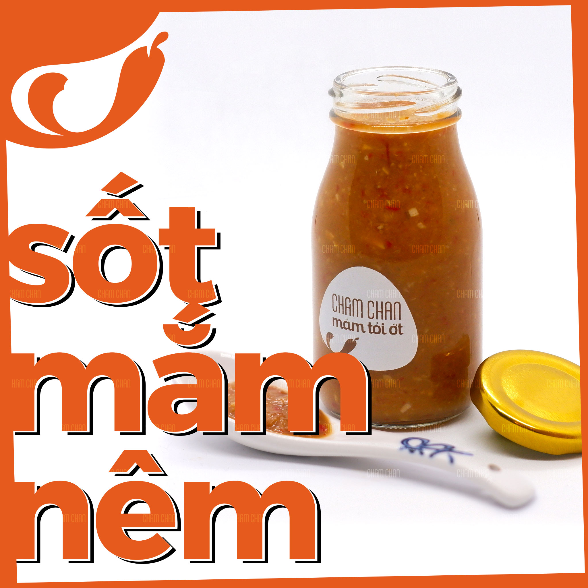 [HCM]Sốt Mắm Nêm Chấm Chan - Chai 200ml / Cay Đó