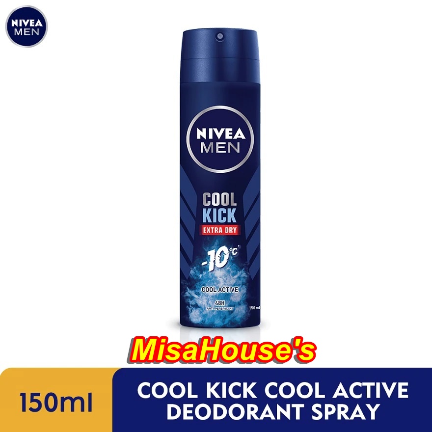 Xịt ngăn mùi nivea men cool kick mát lạnh