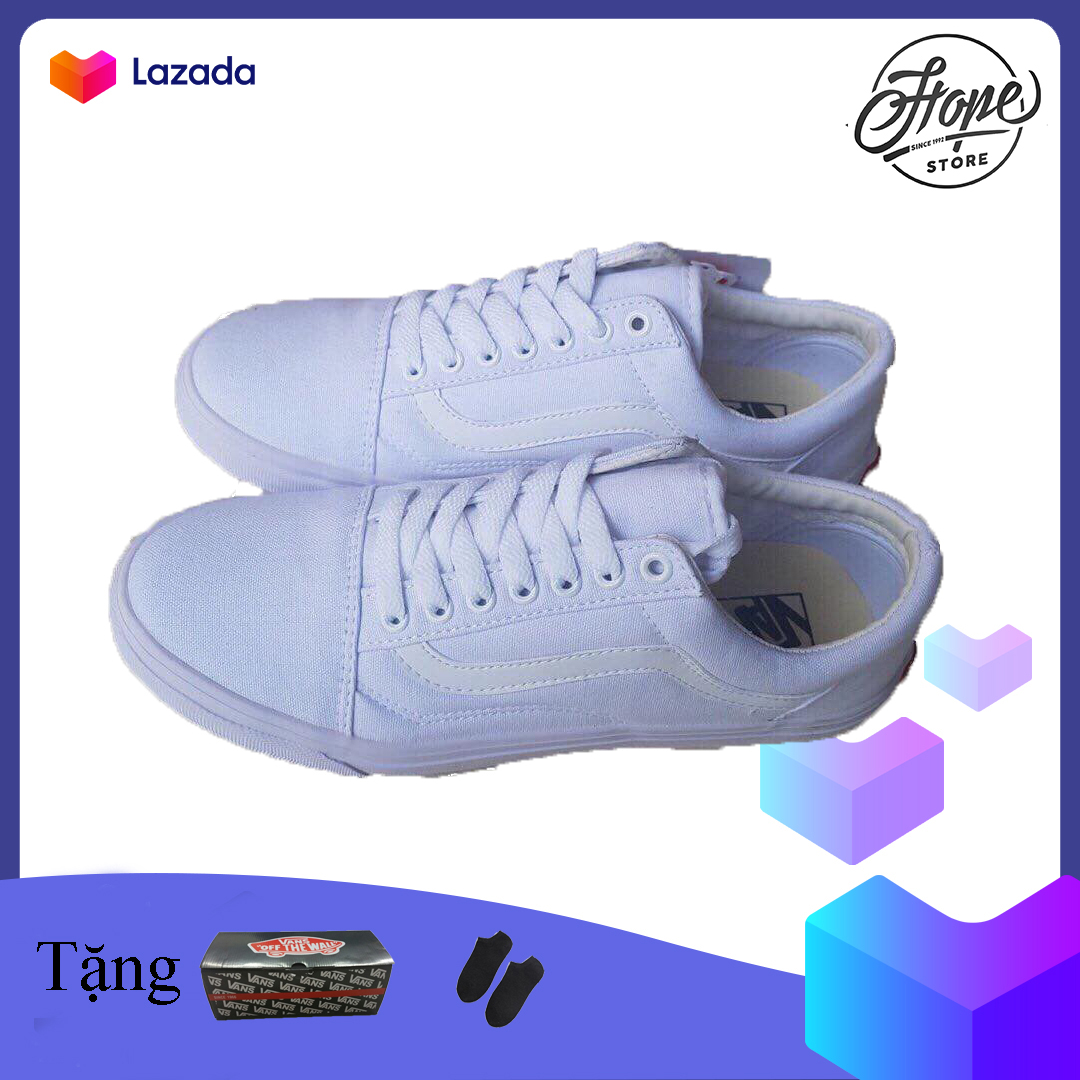 Giày thể thao sneaker nam nữ Vans Old Skool Trăng [ Tặng Box + Vớ ]