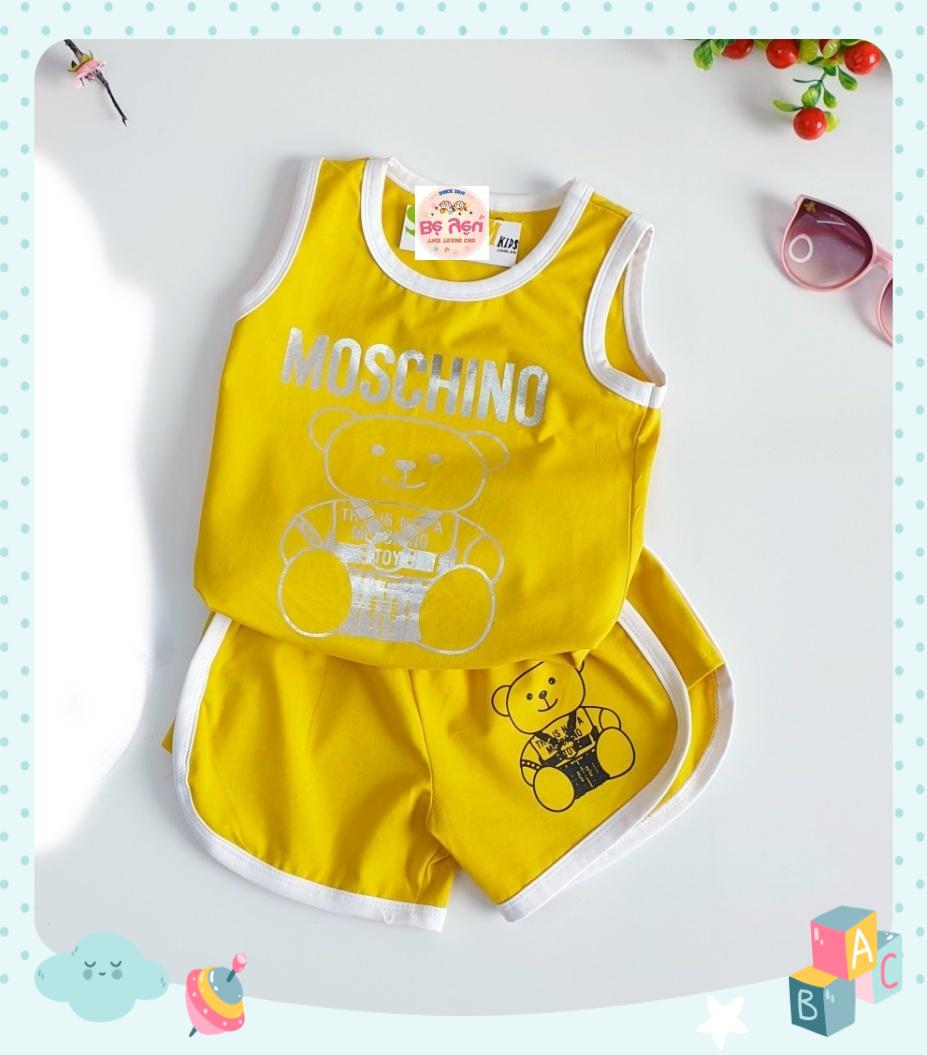 Bộ thun ba lỗ bé gái cực iu cho bé 8-35kg