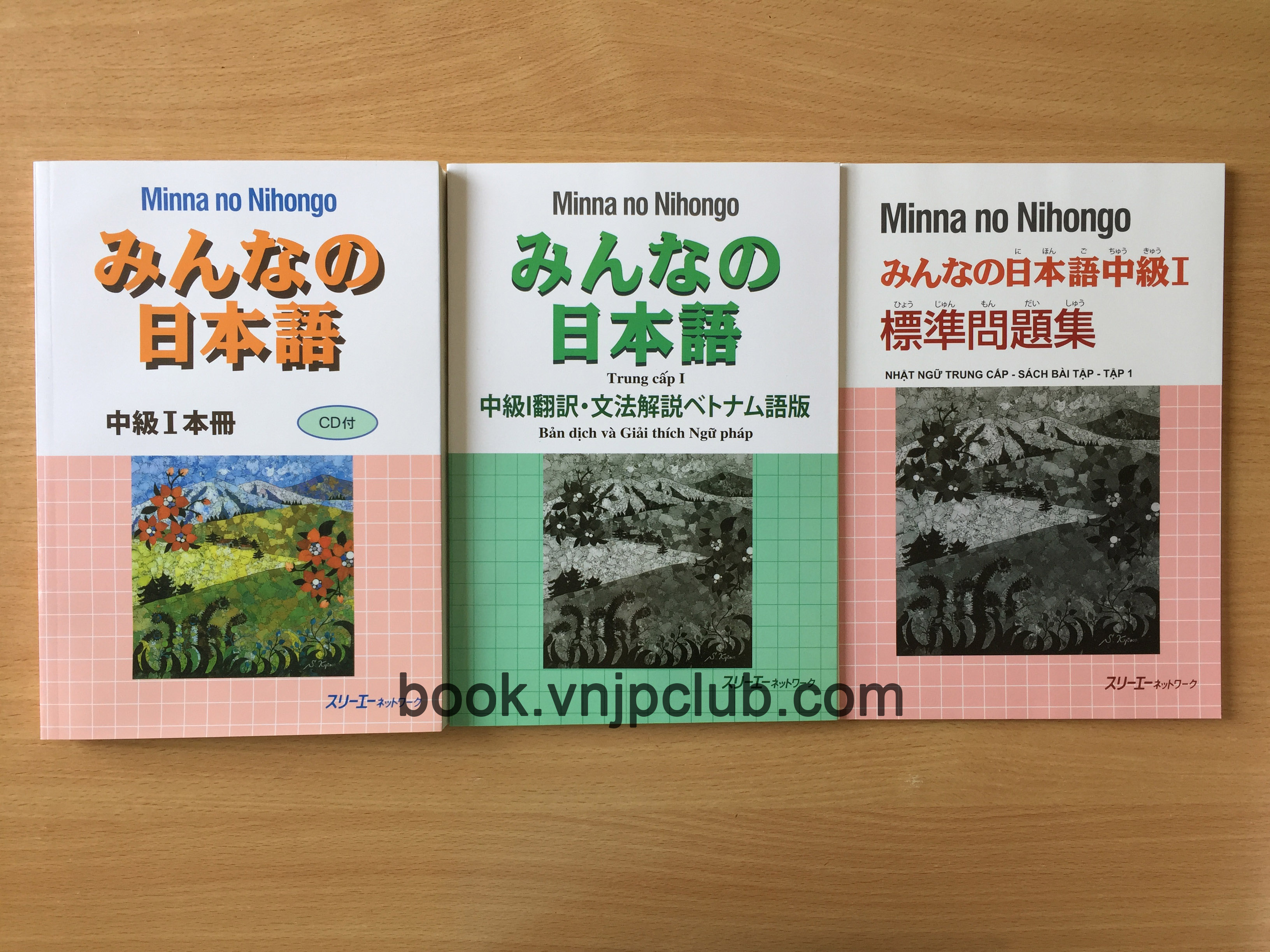 Minna no Nihongo Trung Cấp 1 – Bộ 3 cuốn (Kèm CD)