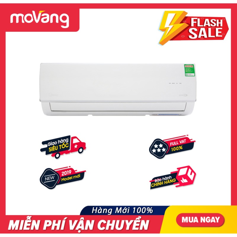 Bảng giá Máy lạnh Midea Inverter 1 HP MSAF-10CRDN8(2019) - Công suất làm lạnh:1 HP - 10.000 BTU - Loại máy:Điều hoà 1 chiều - Chế độ làm lạnh nhanh:Turbo