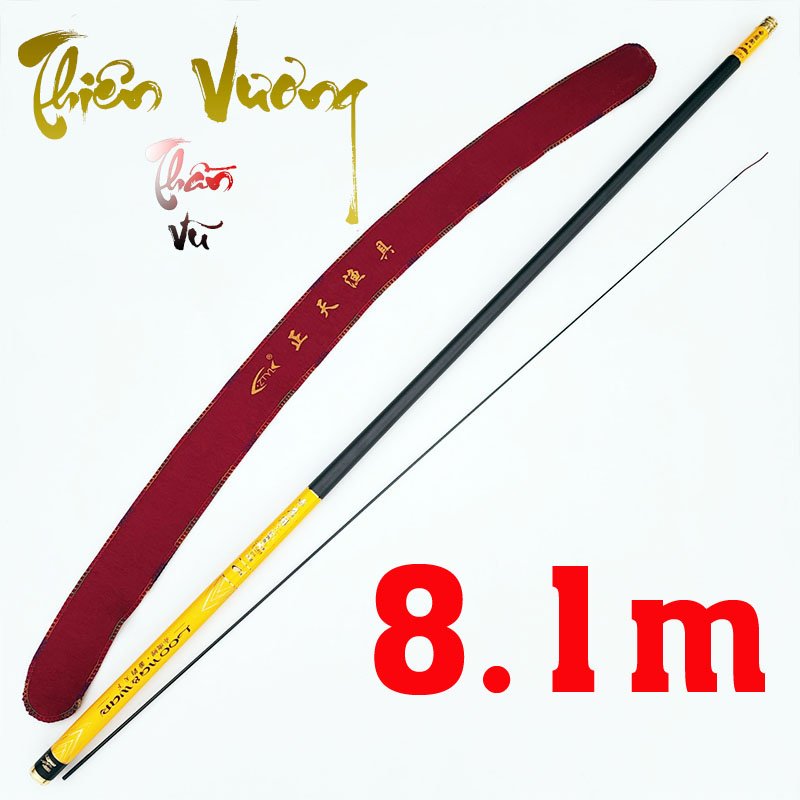 Cần câu - cần câu đài thiên vương thần vũ 6h độ dài từ 3m6 đến 8m1 thích hợp nhiều địa hình mã cd36