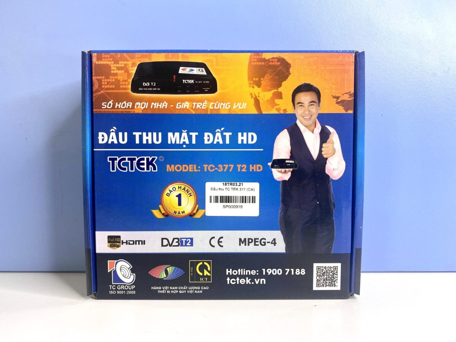 Đầu thu DVB T2 TCTEK TC 377