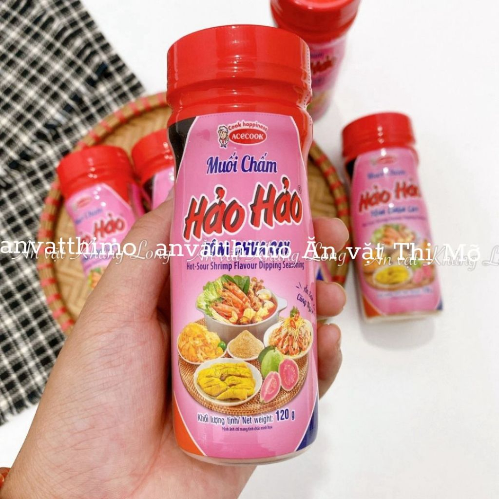 Muối hảo hảo chấm chua cay hàng chính hãng (hũ 120gr)