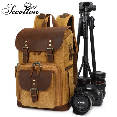 [HCM]Balo túi máy ảnh canvas Vintage.k_86