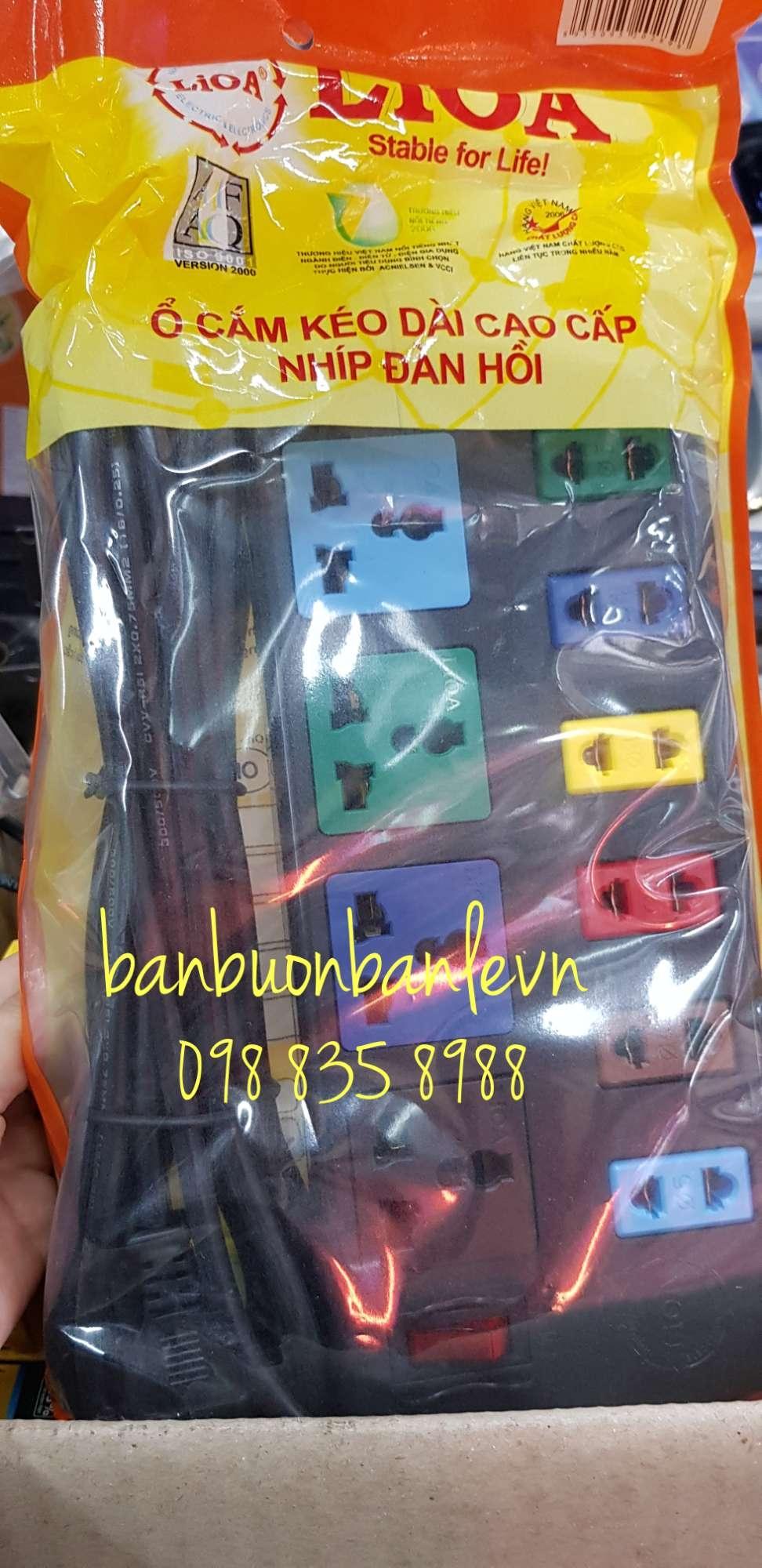 Ổ cắm điện đa năng Lioa 10 ổ cắm  4D6S52