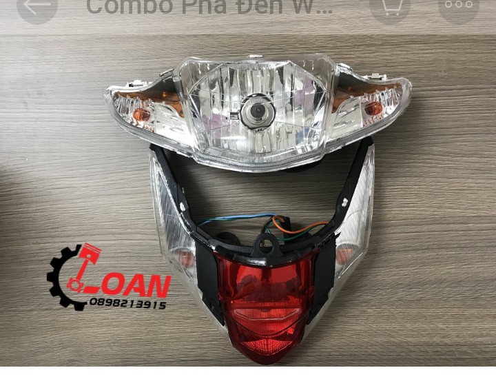Combo Pha đèn Wave S110 - 2 món + đuôi bóng ( lHÀNG ĐÀI LOAN)