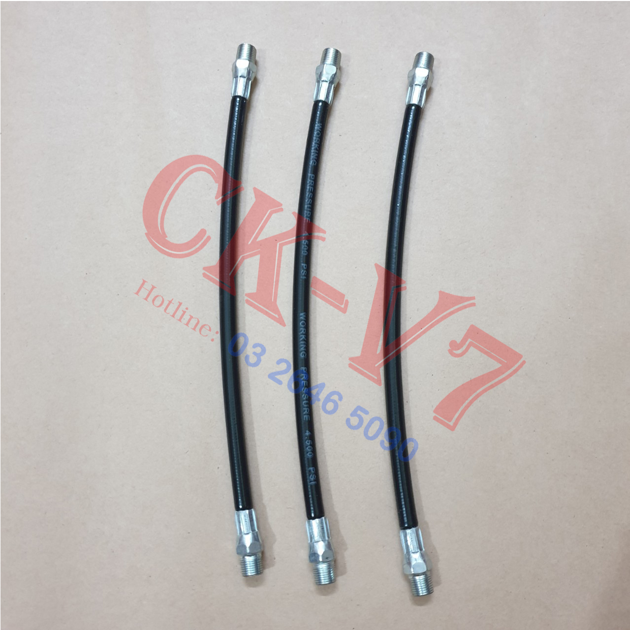 Ống dây dẫn bơm mỡ bò mềm áp lực cao M8x250