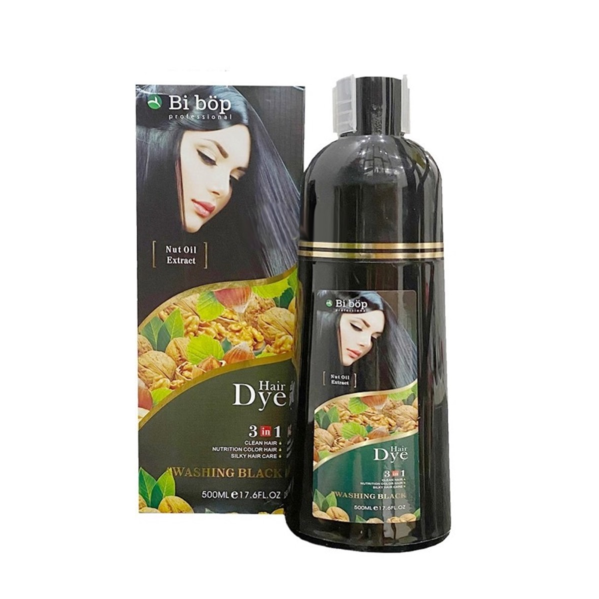 Dầu gội phủ bạc Bi Bop 500ML