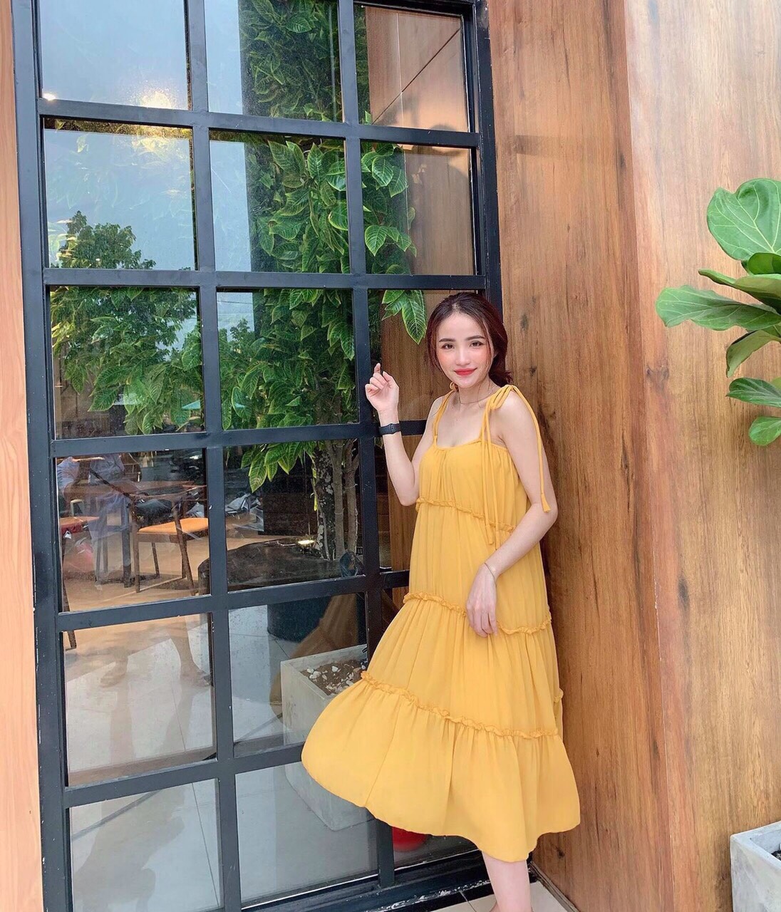 [HCM]Đầm hai dây form rộng đi biển siêu hot TTSA0034 mai khanh