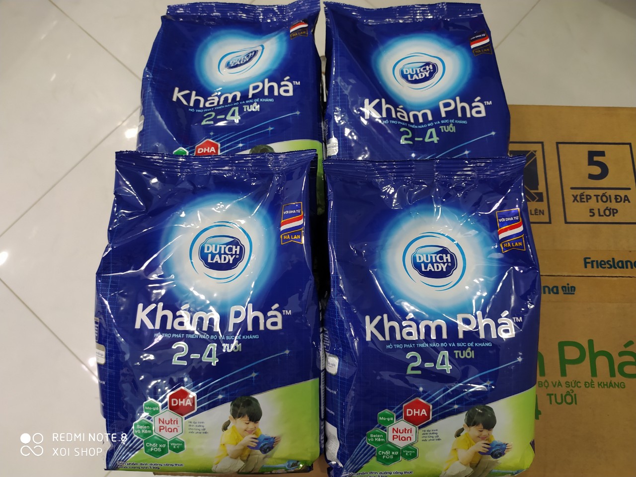 TÚI 1KG SỮA BỘT KHÁM PHÁ CÔ GÁI HÀ LAN