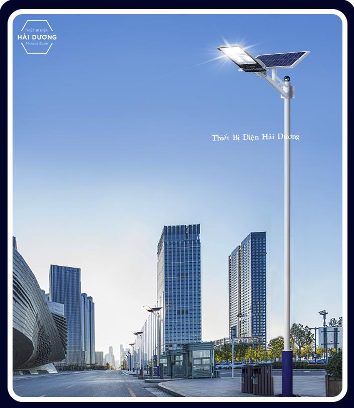 Đèn Pha LED 200W Năng Lượng Mặt Trời Cao Cấp ( pin sử dụng trên 12 tiếng + tấm pin NLMT hiệu suất cao) - Có Điều Khiển Từ Xa