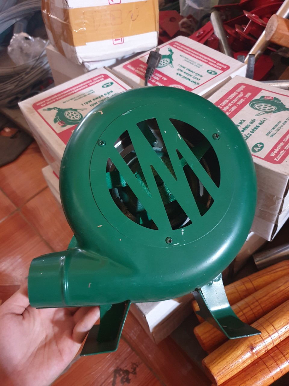 [TOP 1 LAZADA] Quạt khò, bếp thổi công nghiệp loại to công suất lớn 120W sử dùng đa năng thổi bếp than, nướng thịt, nướng chả - Bễ thổi lửa Hoả tốc 120W loại vỏ thép, chất lượng cao