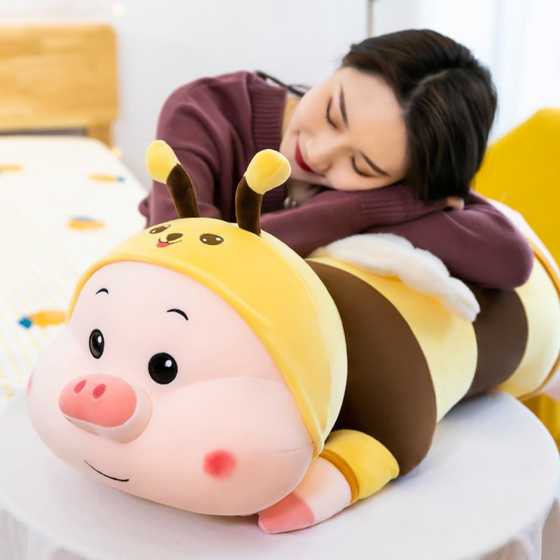 Gấu bông heo ong chăm chỉ bee pig vải miniso siêu mềm mịn, dễ thương, hàng loại 1 cao cấp