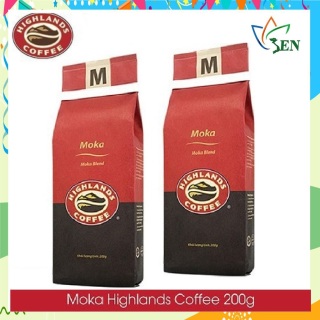Combo 2 gói Cà phê Rang xay Moka Highlands Coffee 200g thumbnail