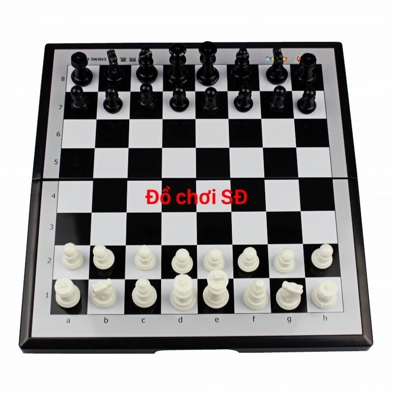 Cờ vua có nam châm - bàn trung 28 cm