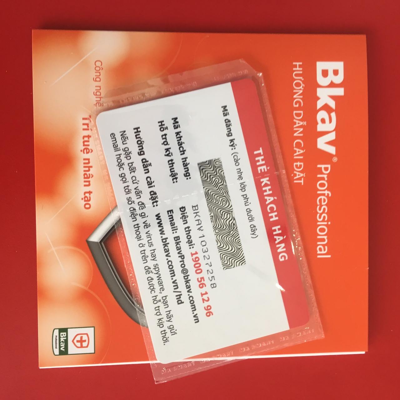 Phần mền diệt virus BKAV Pro 1 năm