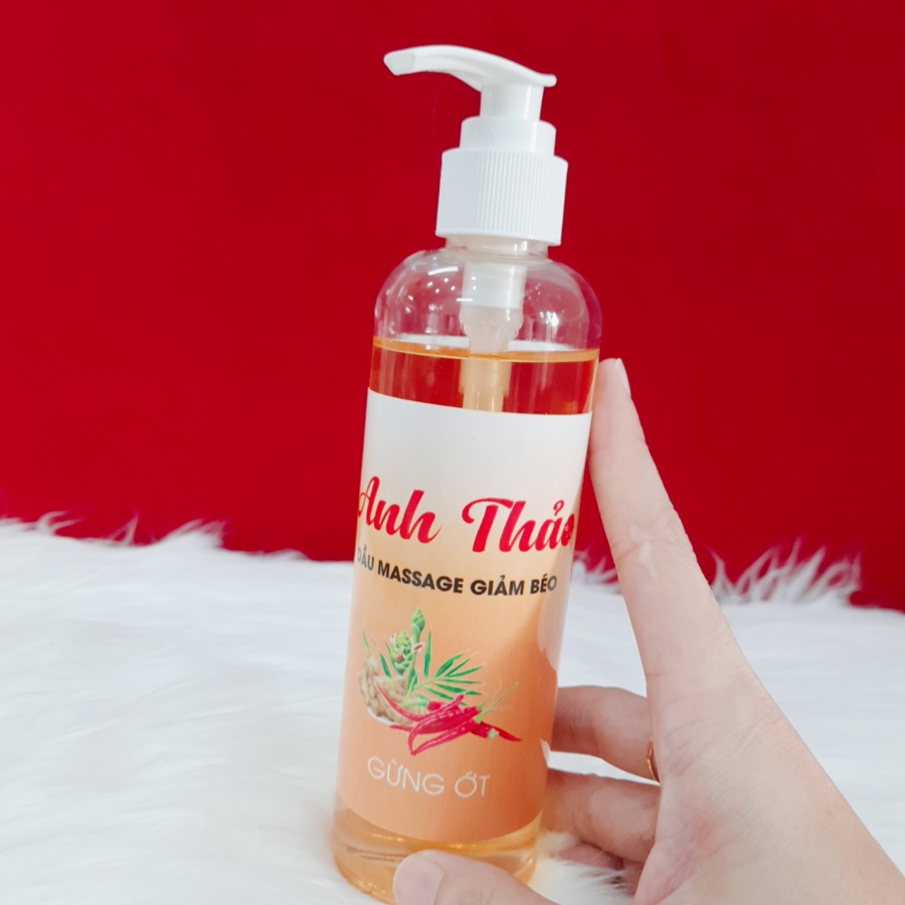 Dầu Massage giảm béo gừng ớt