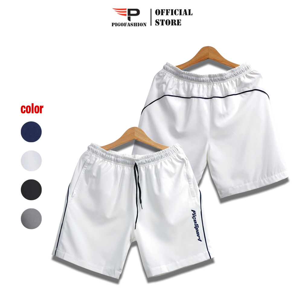 Quần Short Nam Pigo Fashion Pigosport Phối Viền Thể Thao FS Qttn06 (Chọn Màu)