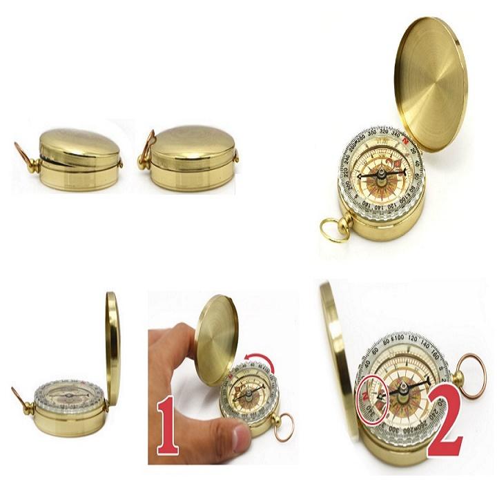 LA BÀN ĐỒNG THAU COMPASS- CBS120