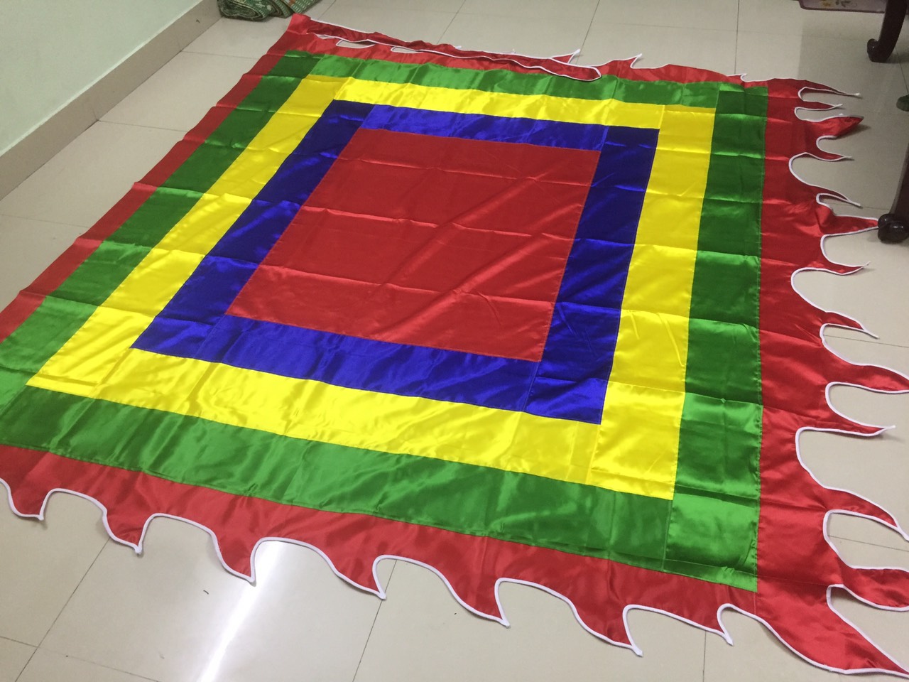 Cờ Ngũ Sắc, Cờ Thần Loại 2.5x2.5m