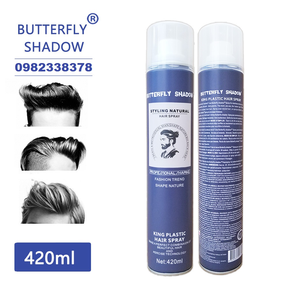 Keo Xịt Tóc Gôm Tóc  BAUDDERFLY SHADOW