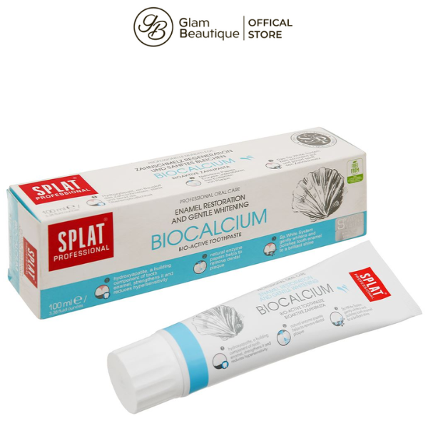 Kem đánh răng Splat phục hồi men & trắng răng 100ml Glam Beautique