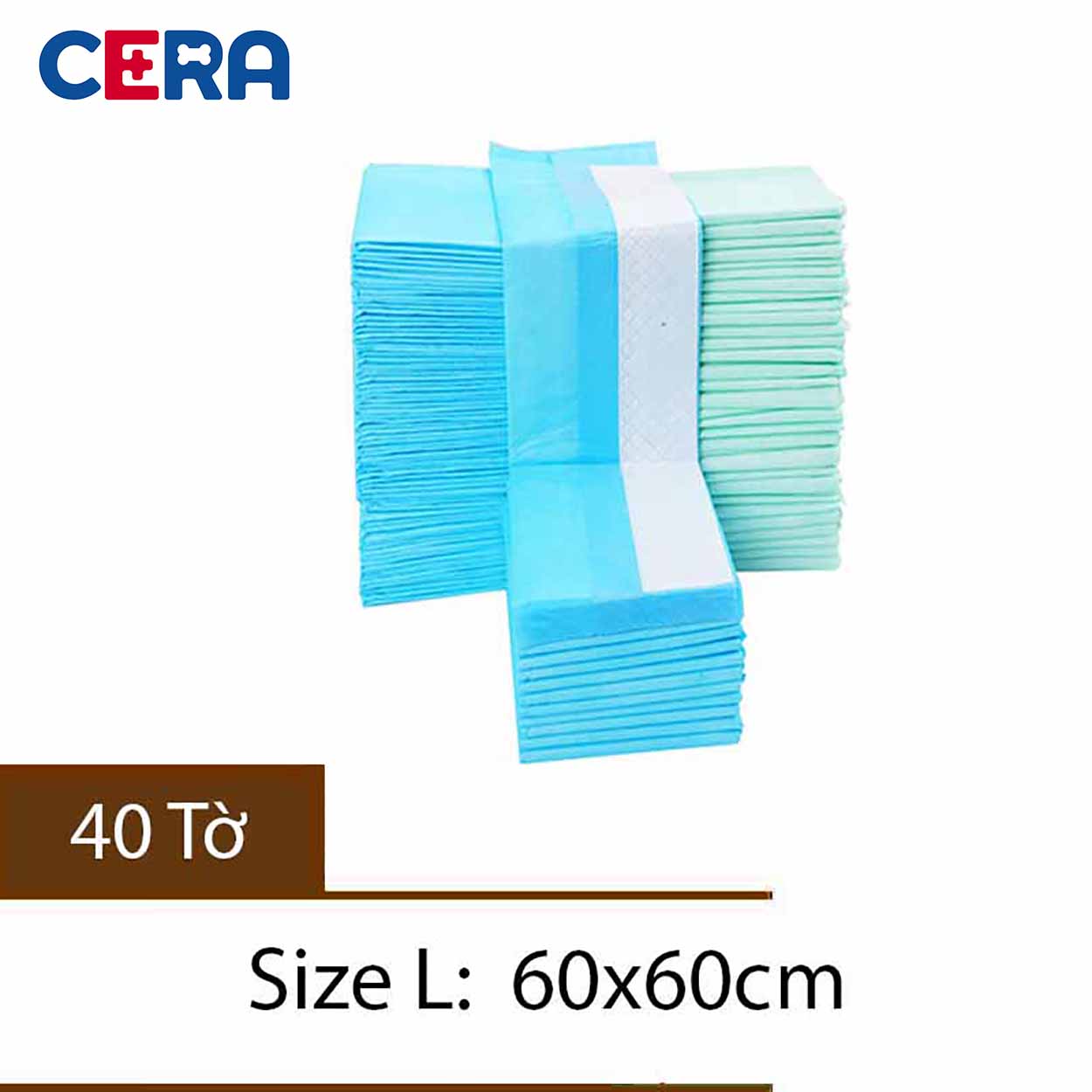 Tã Siêu Thấm Lót Chuồng Cho Thú Cưng (Bộ 10 tấm)