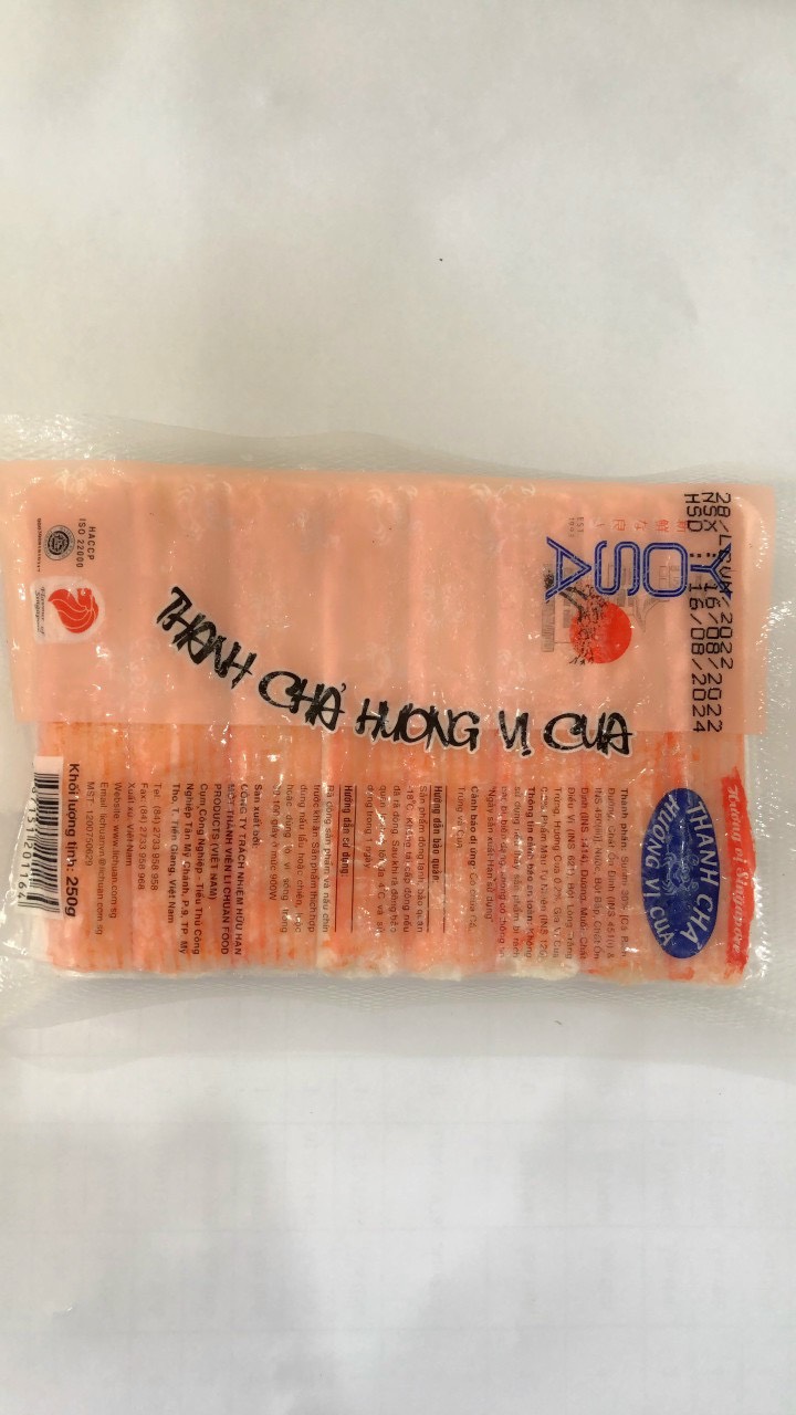 Gói Thanh cua Yosa cây ngắn gói 250g - MixASale