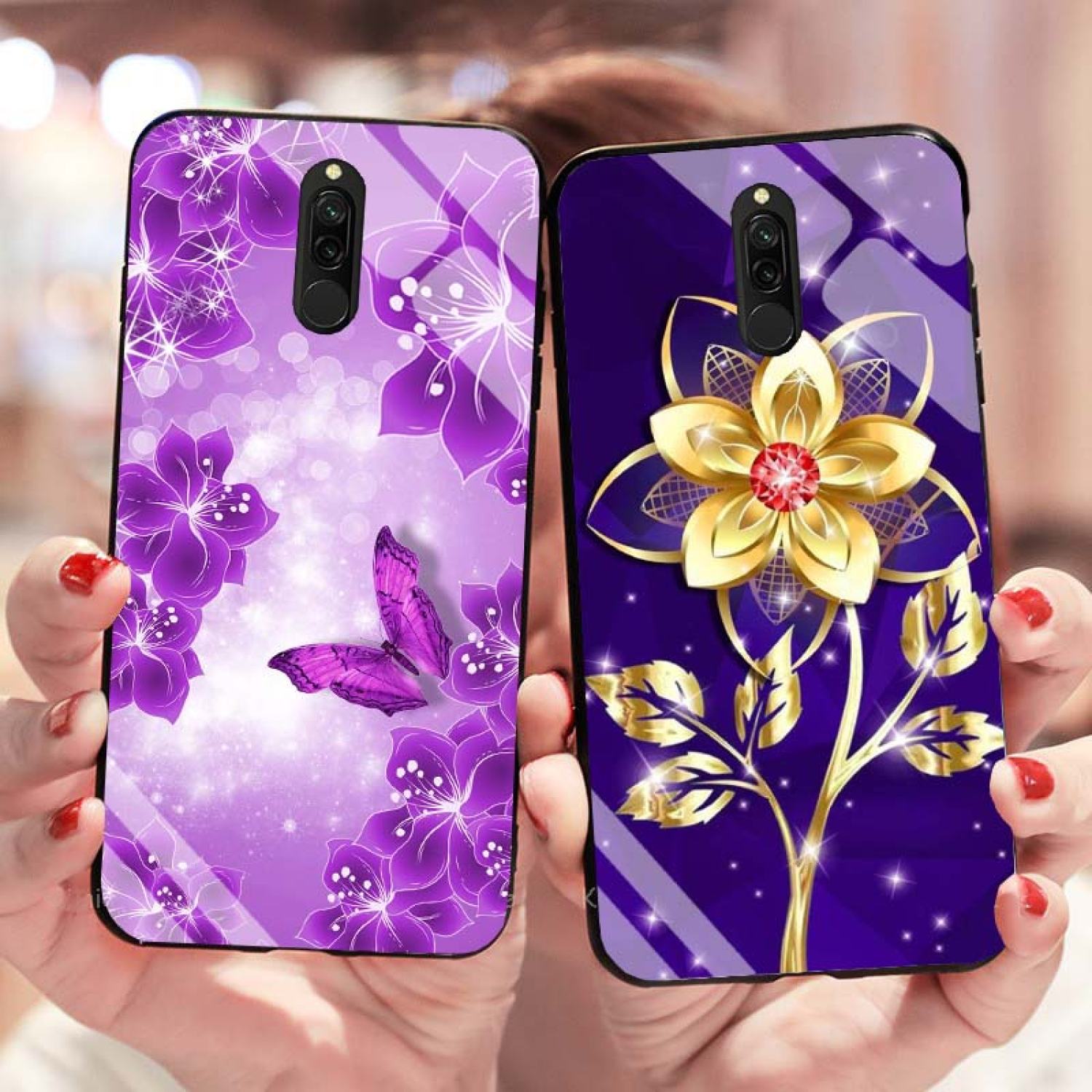 Ốp Xiaomi Redmi 8, Redmi 8A Lưng Kính Cường Lực Mới ƞhất