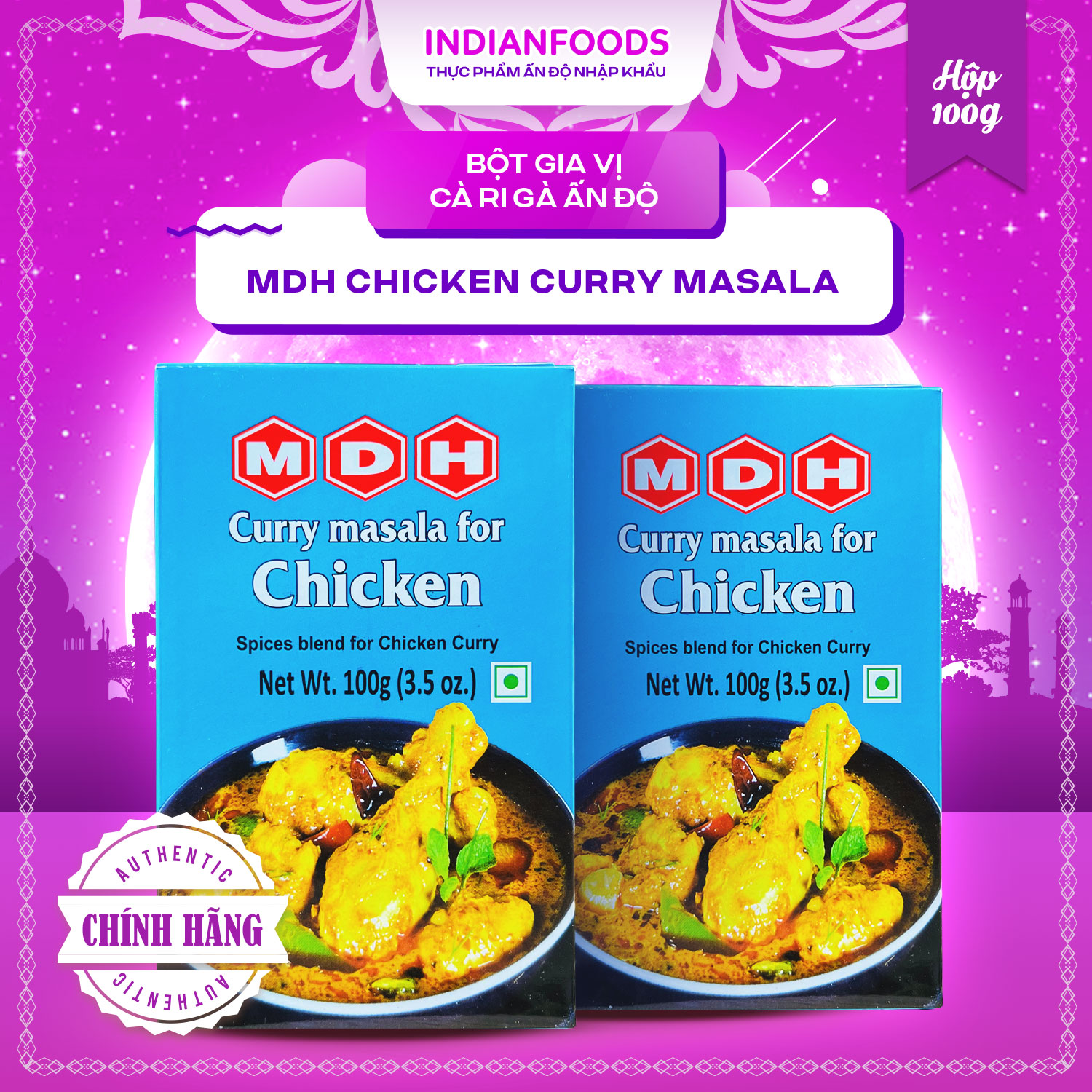 Bột gia vị MDH Chicken Curry masala 100gr