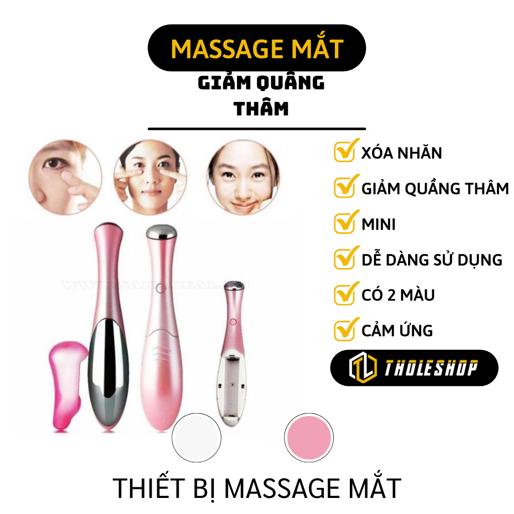 Máy Massage Mắt - Máy Massage Vùng Da Quanh Mắt Tgietes Bị Điện Giảm Quầng Thâm. Nếp Nhăn