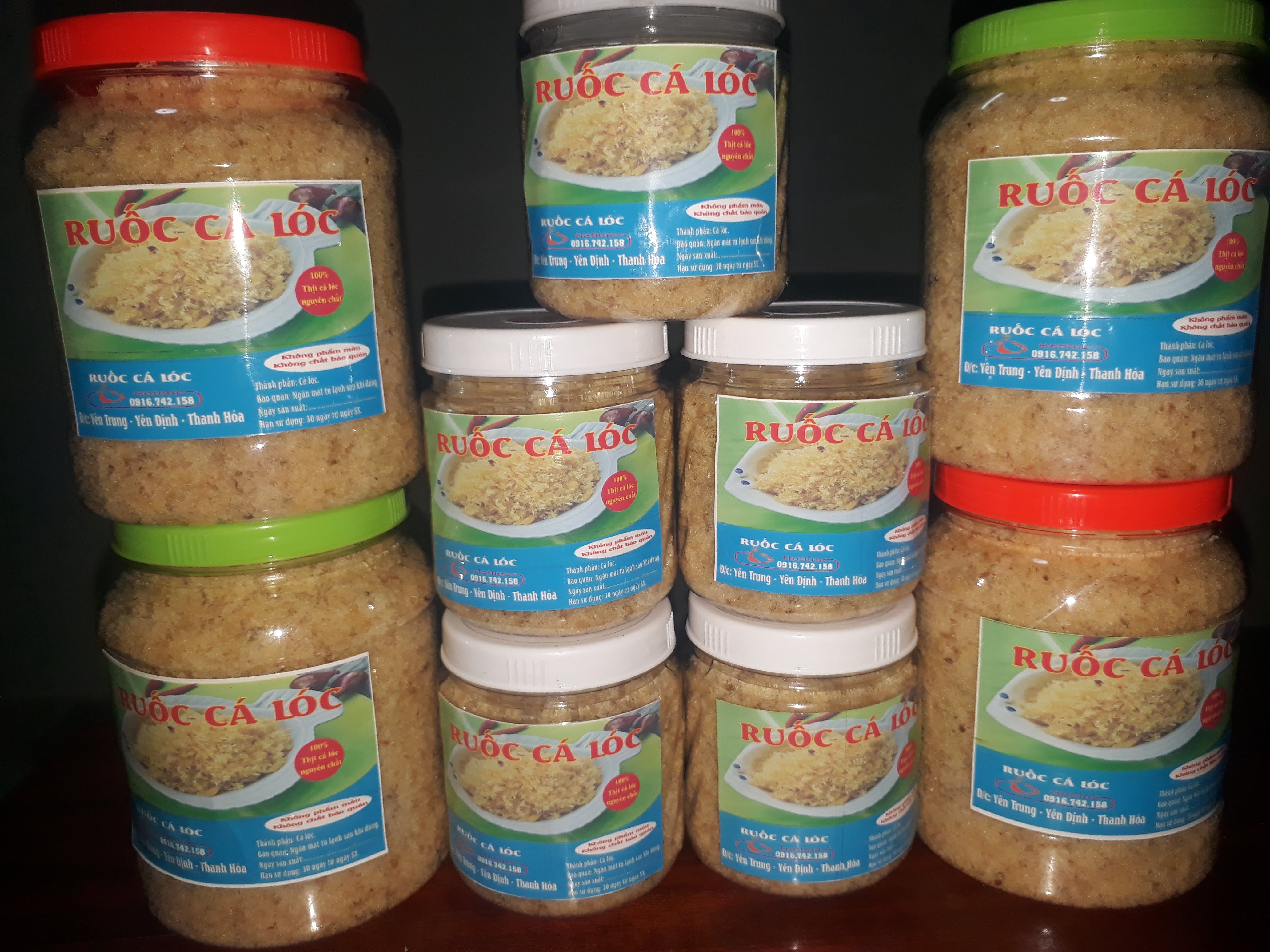 250GRAM RUỐC (CHÀ BÔNG) CÁ LÓC (100% THỊT CÁ LÓC NGUYÊN CHẤT) !