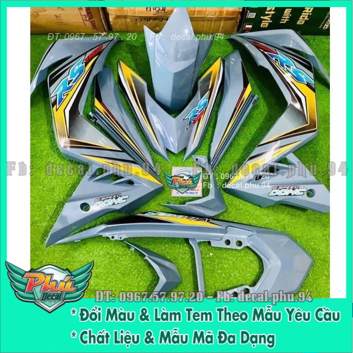 Tem rời Winner Xám xi măng RS