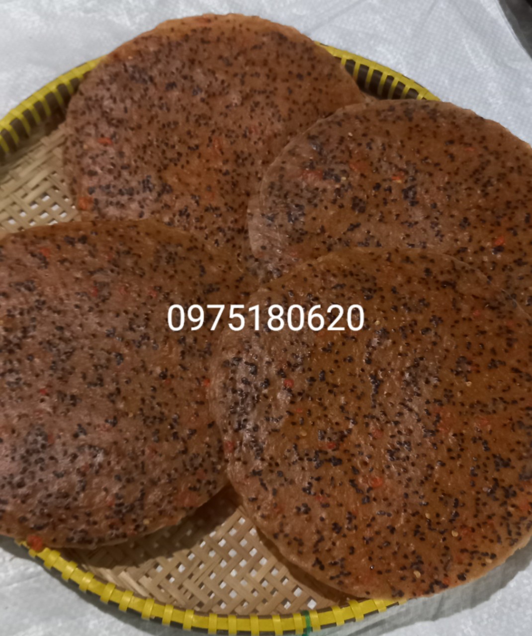 20 Cái Bánh Đa Tôm chưa nướng Tây Ninh
