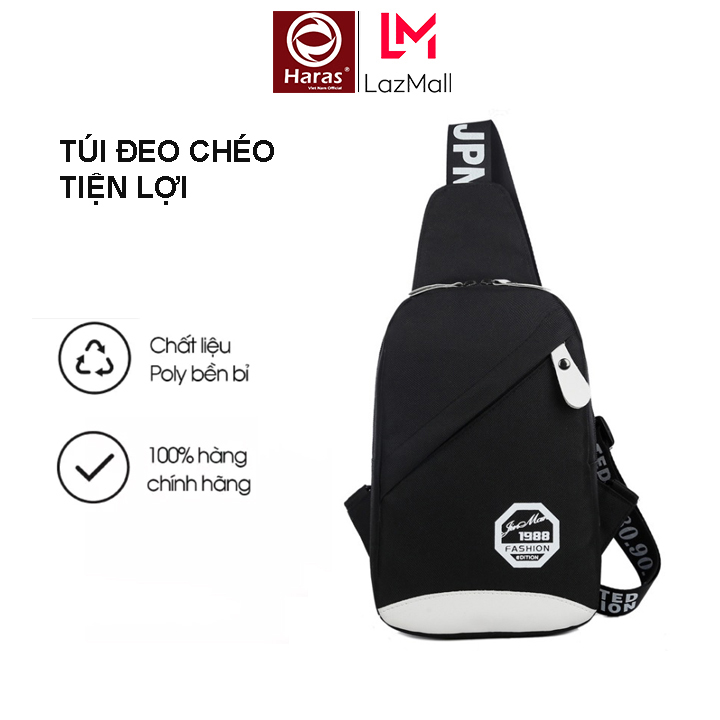 Túi Đeo Canvas, Túi Đeo Chéo Cao Cấp Tiện Dụng HARAS HR083