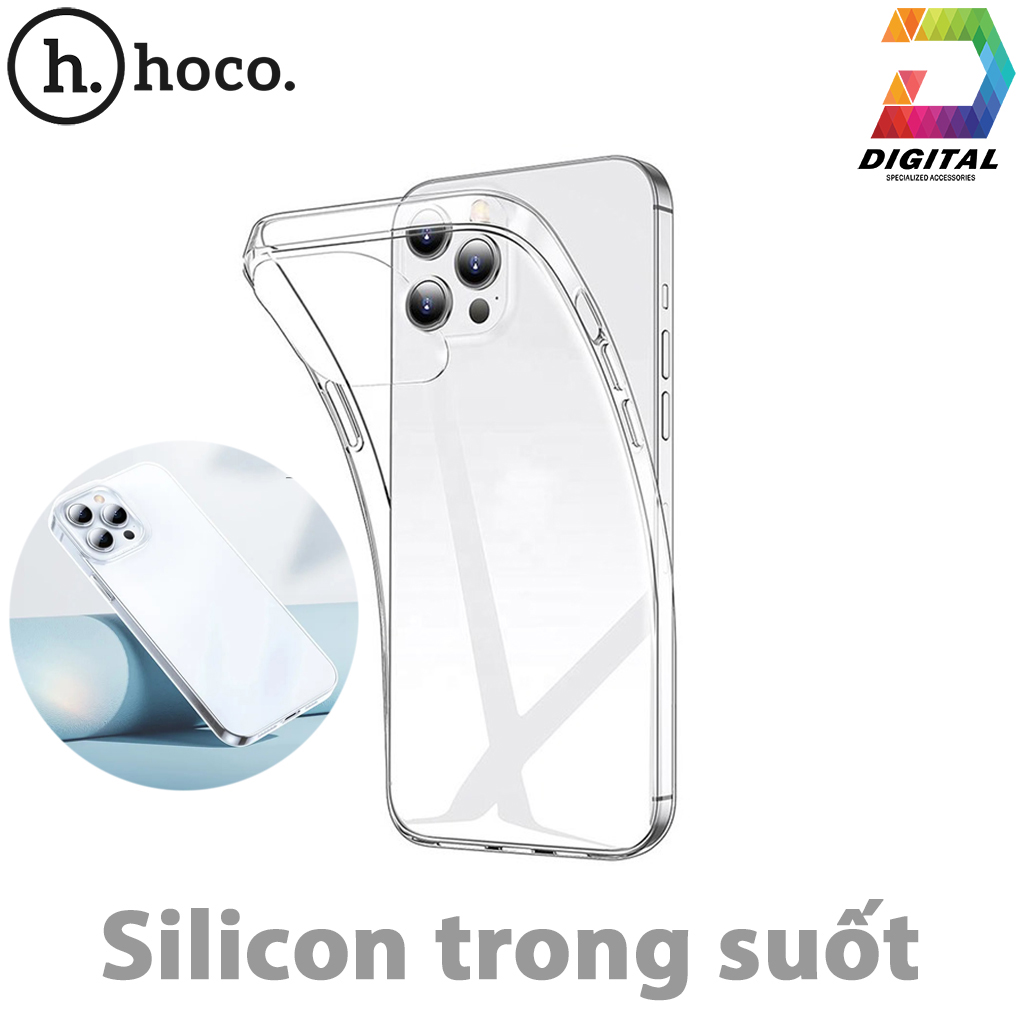 Ốp Lưng Silicon Trong Suốt Cho iPhone Chính Hãng Hoco