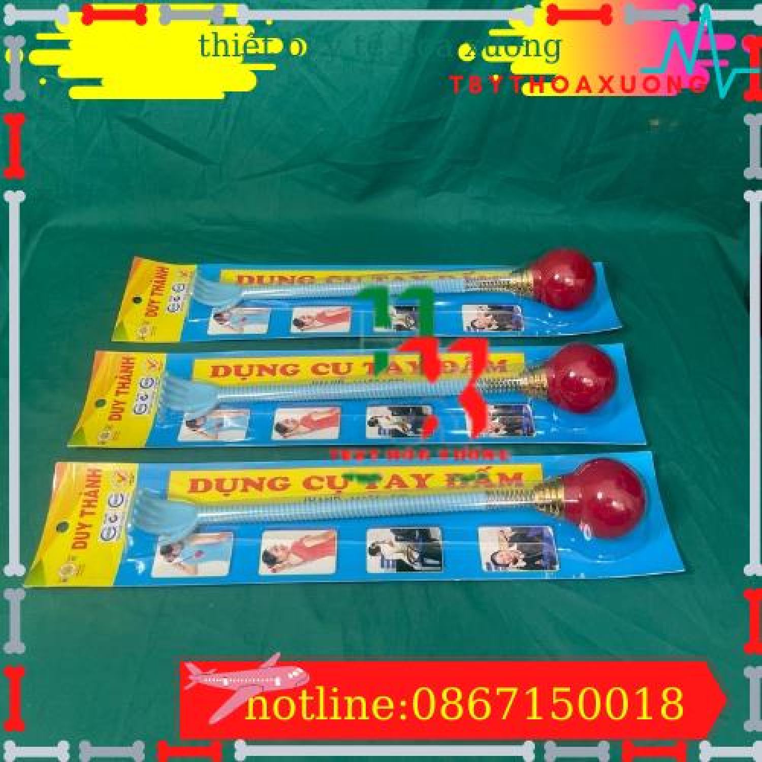 Cây Đấm Lưng Có Đầu Gãi Duy Thành YTD01